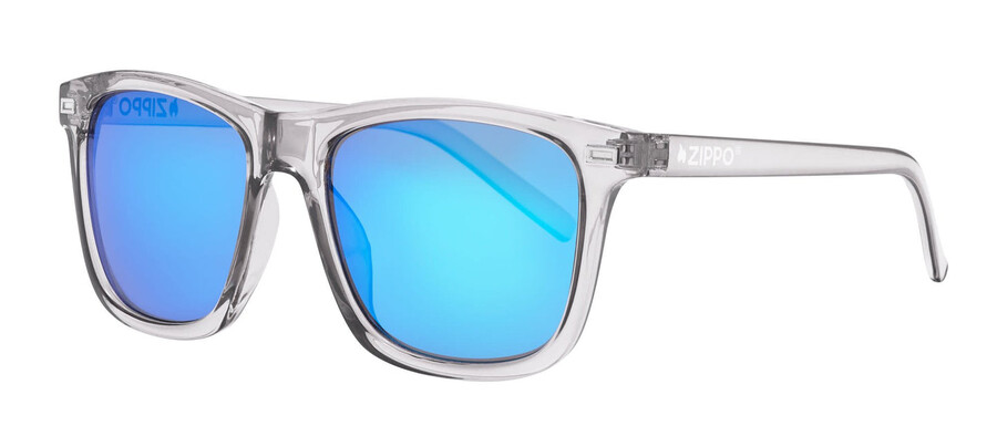 eckige transparente sonnenbrille