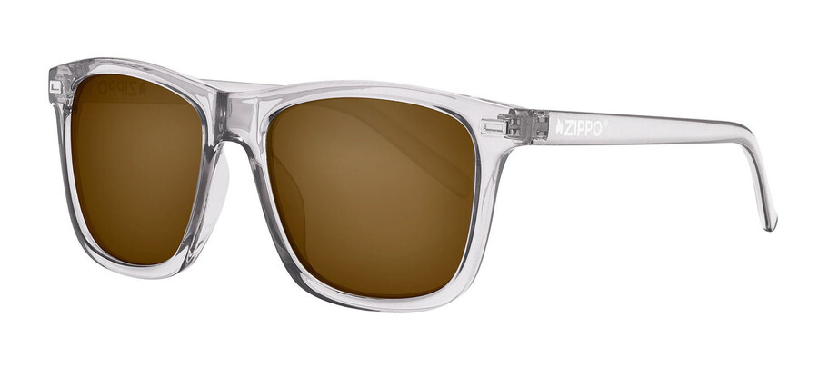 eckige transparente sonnenbrille