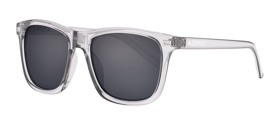 eckige transparente sonnenbrille