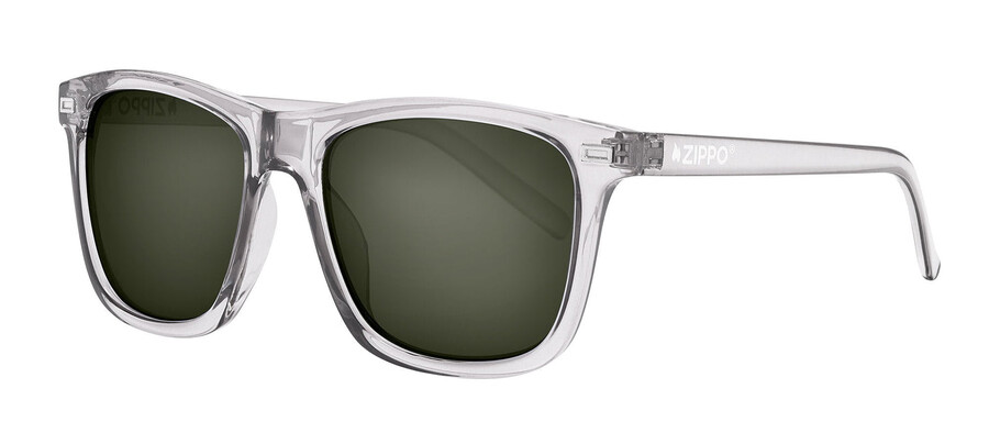 eckige transparente sonnenbrille