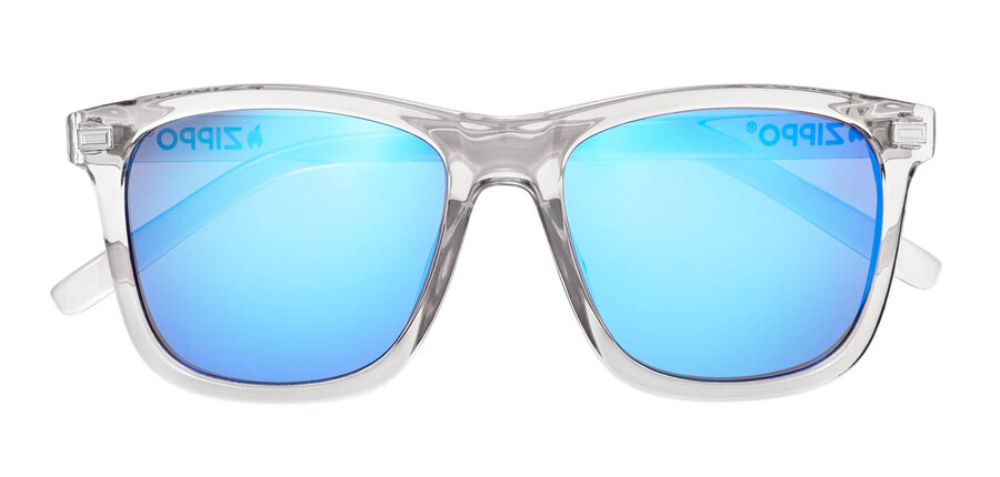 eckige transparente sonnenbrille