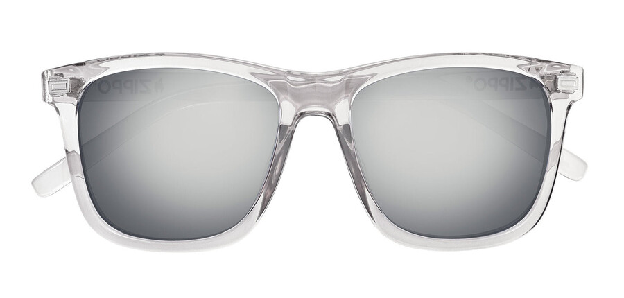 eckige transparente sonnenbrille