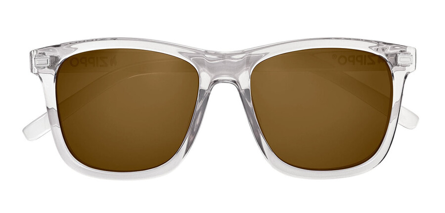 eckige transparente sonnenbrille