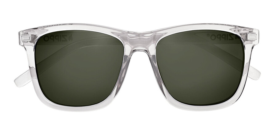 eckige transparente sonnenbrille