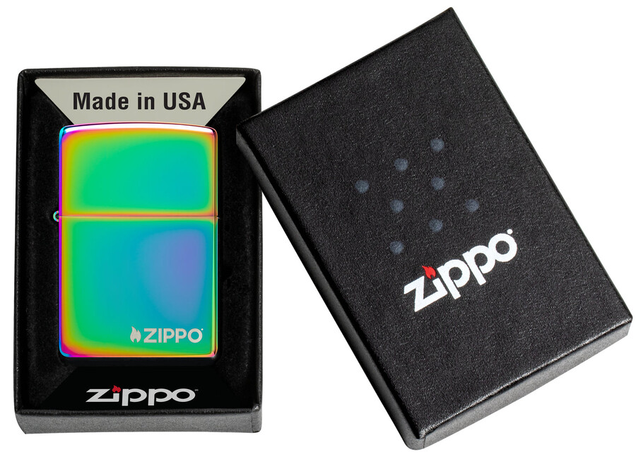 klassisches mehrfarbiges zippo-logo