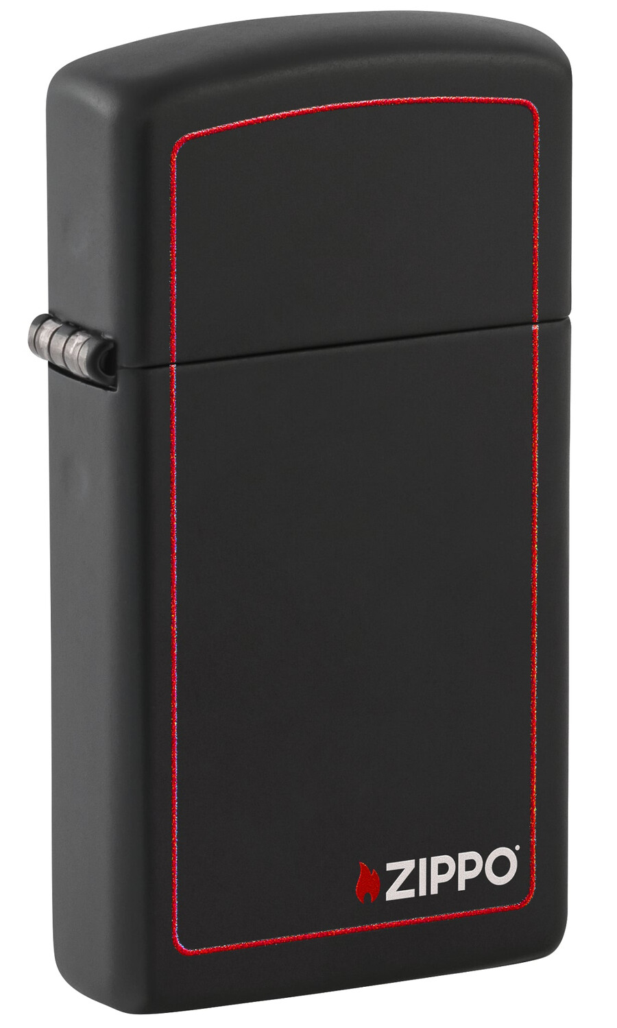 slim schwarz matt mit rotem rand