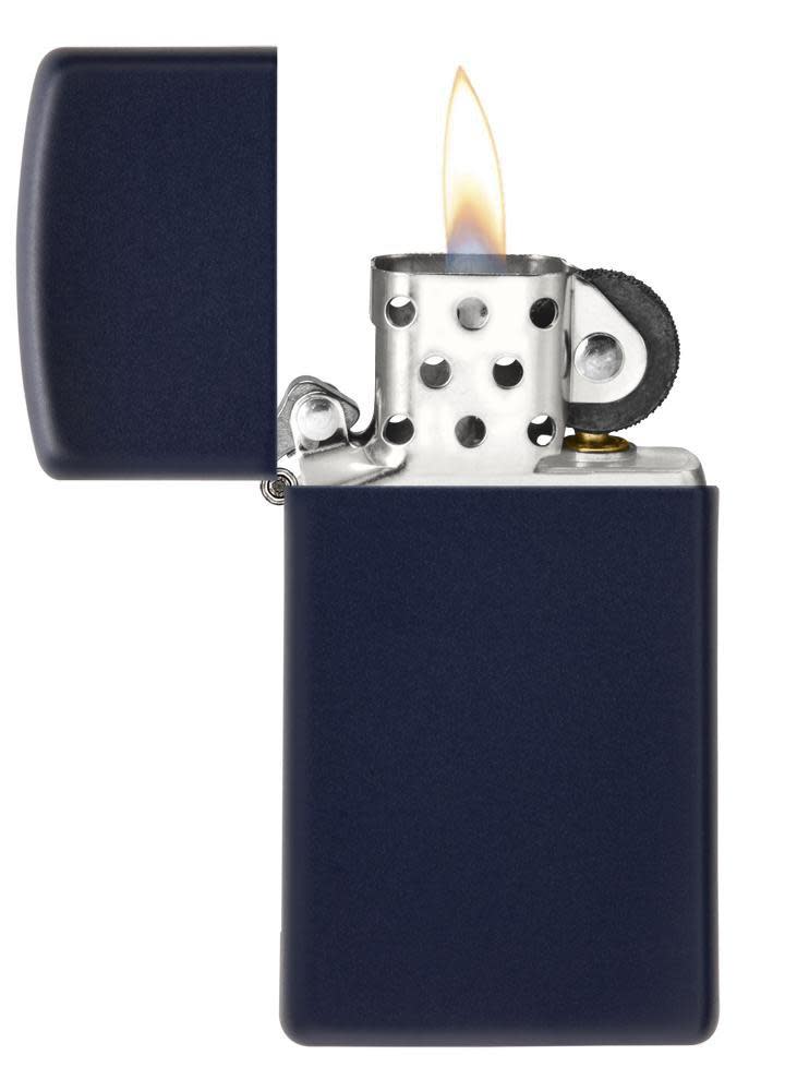 slim navy matt