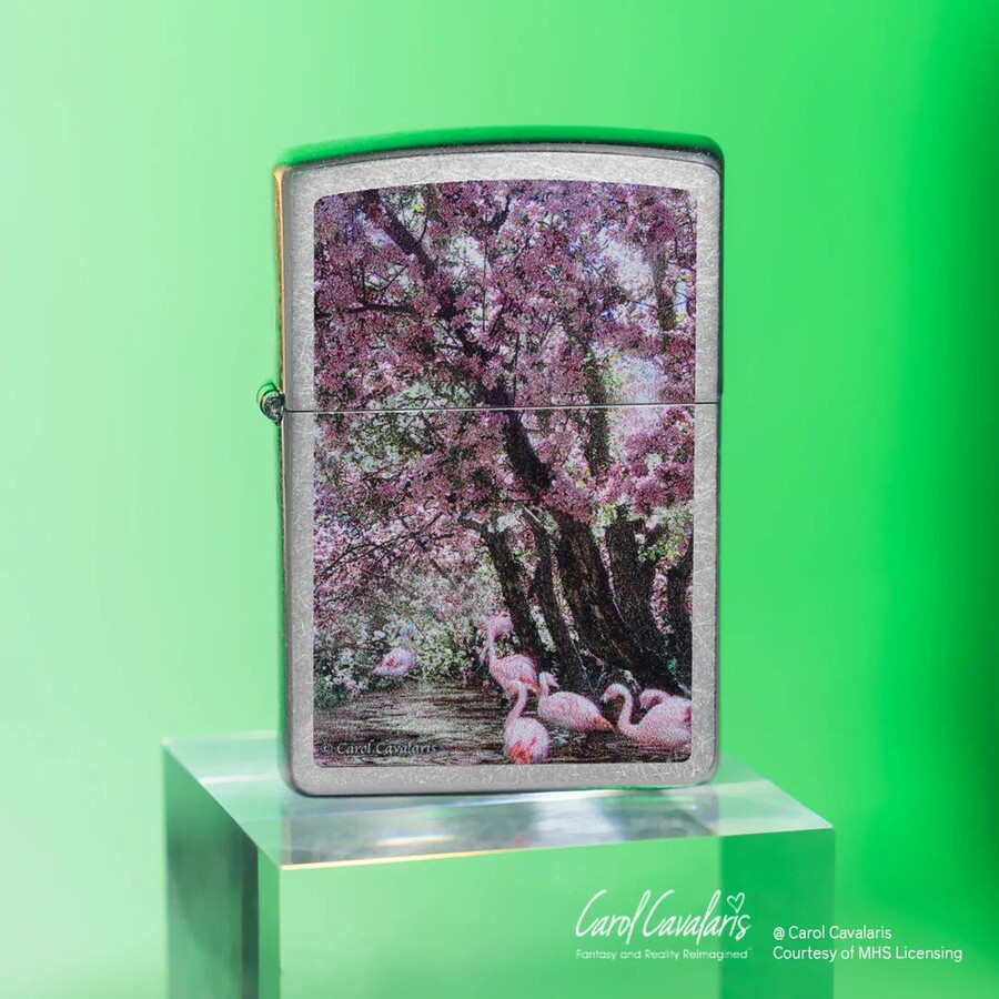 carol cavalaris flamingo lagoon design
