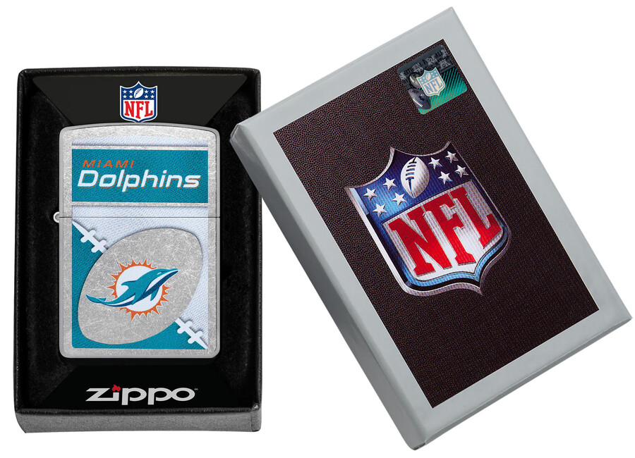 nfl miami dolphins chrome-logo-design