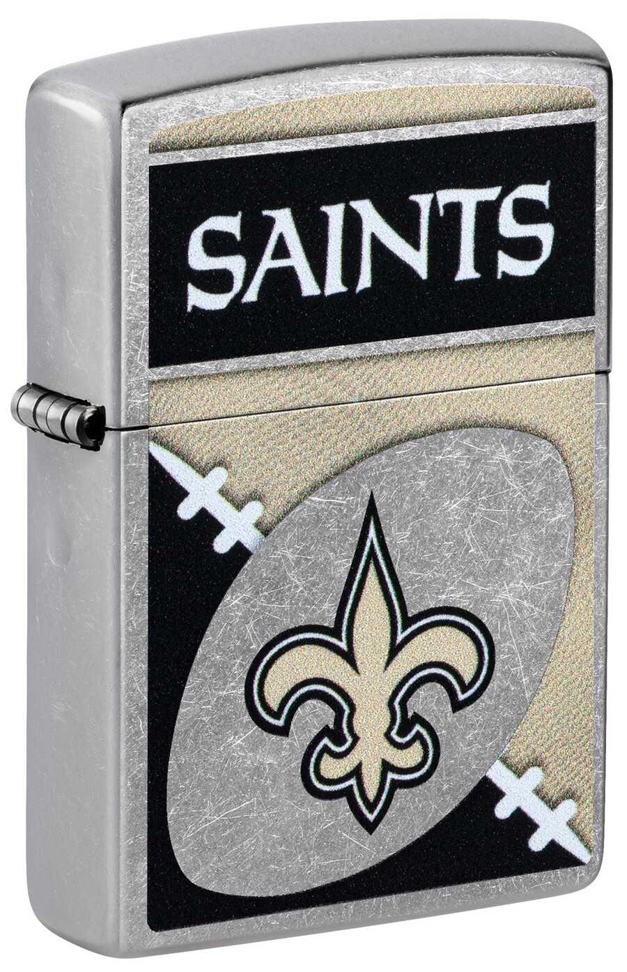 nfl new orleans saints chrome-logo-design