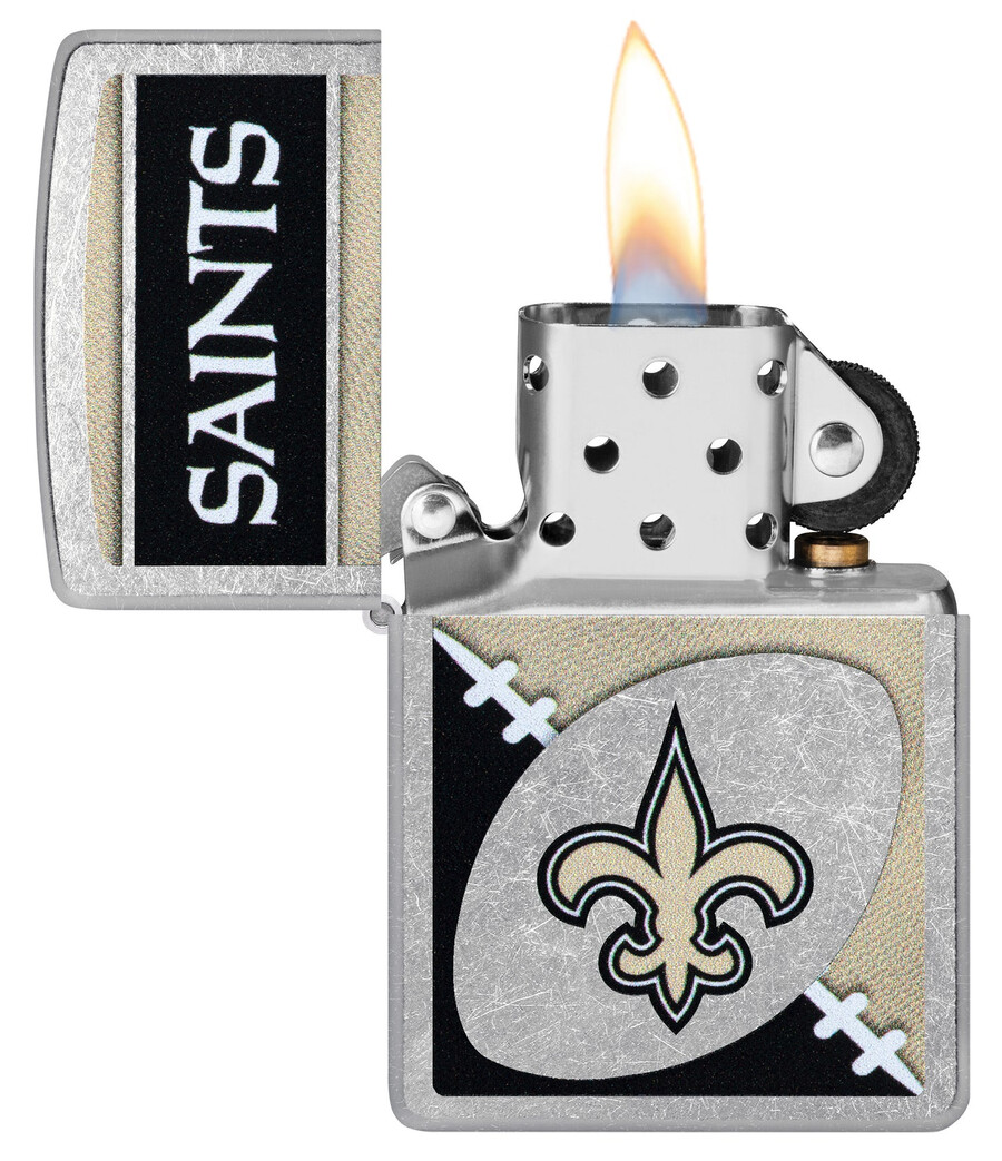 nfl new orleans saints chrome-logo-design