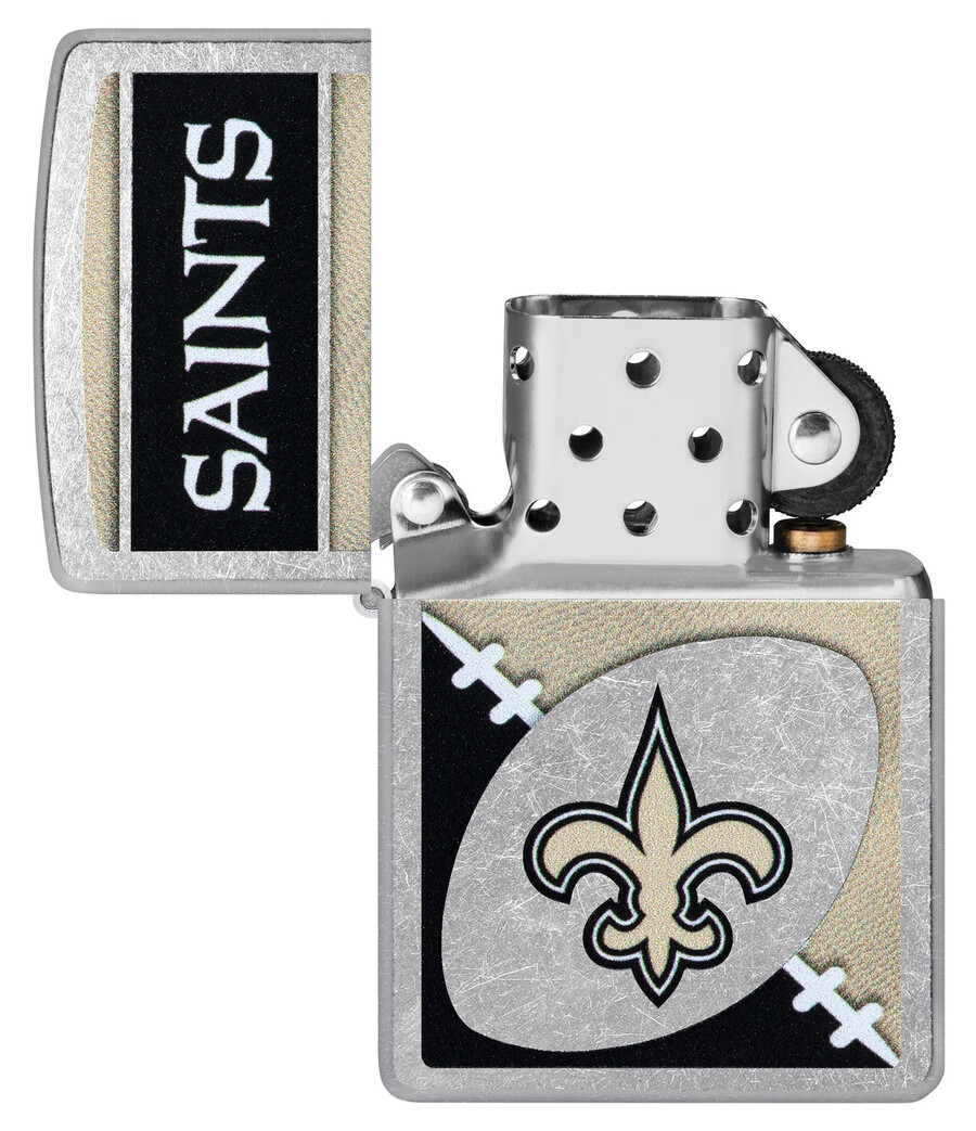 nfl new orleans saints chrome-logo-design