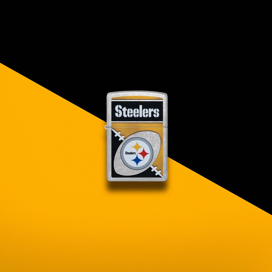 nfl pittsburgh steelers chrome logo design