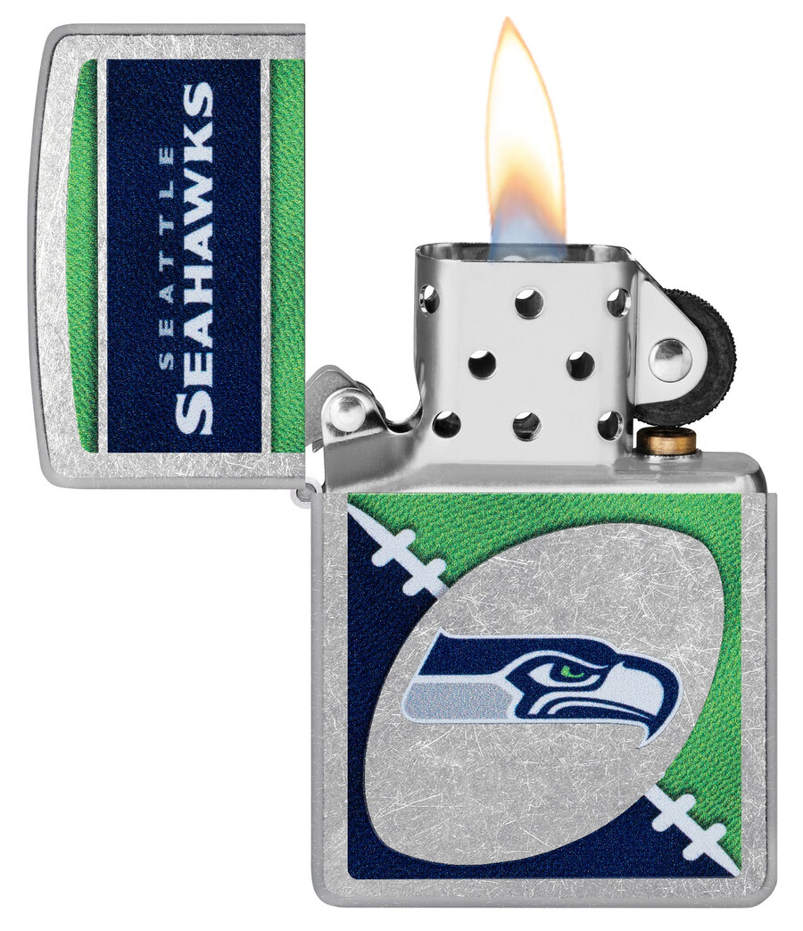 nfl seattle seahawks chrome-logo-design