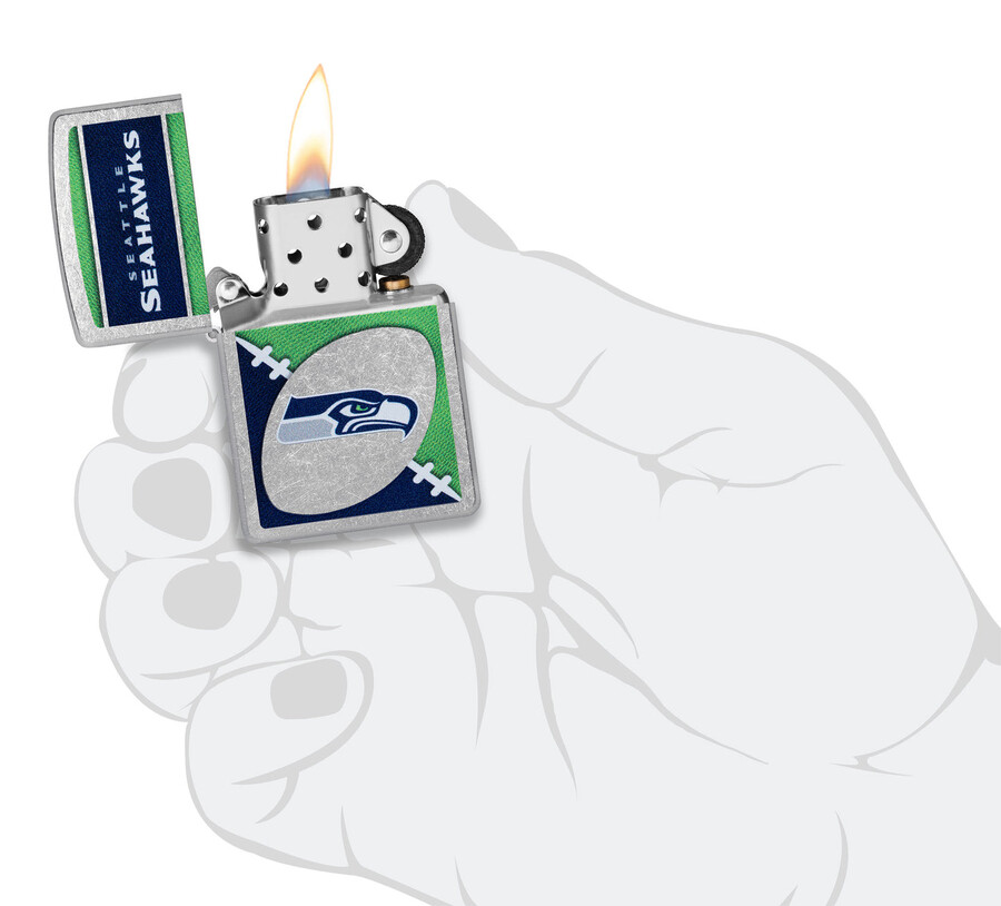 nfl seattle seahawks chrome-logo-design