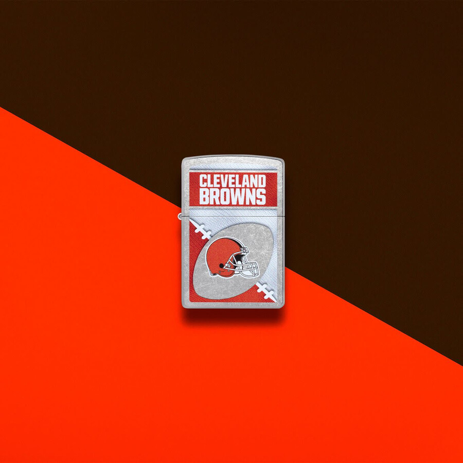 nfl cleveland browns chrome-logo-design