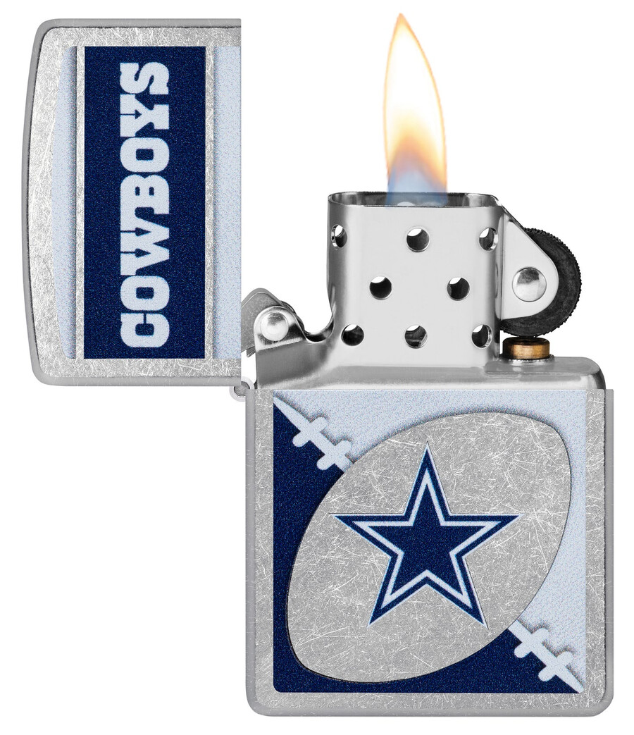 nfl dallas cowboys chrome-logo-design