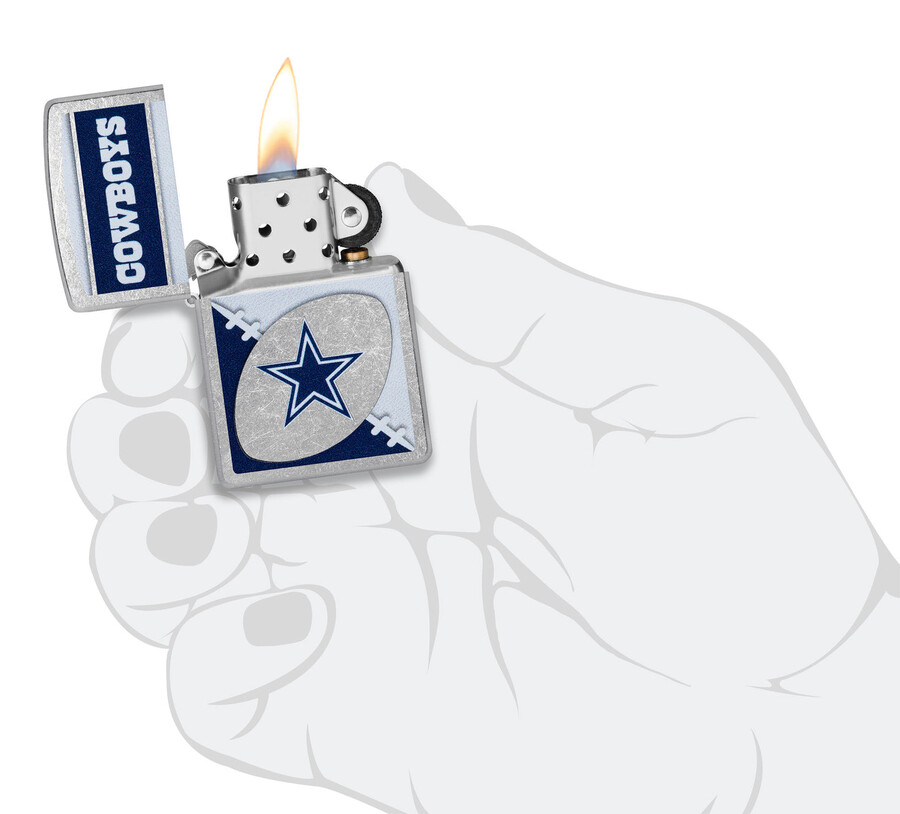 nfl dallas cowboys chrome-logo-design