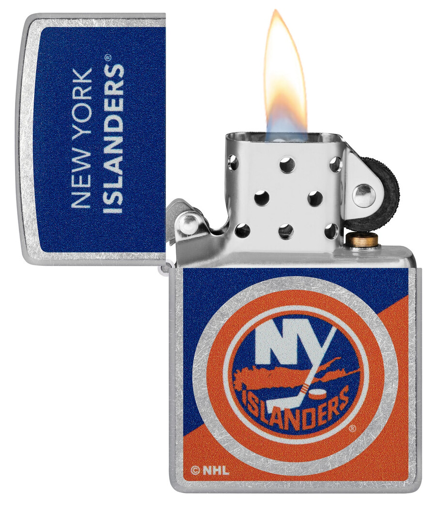 new york islanders colorblock-logo-design
