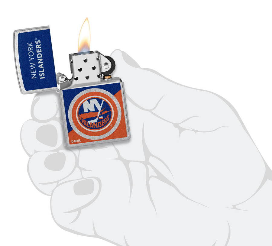 new york islanders colorblock-logo-design