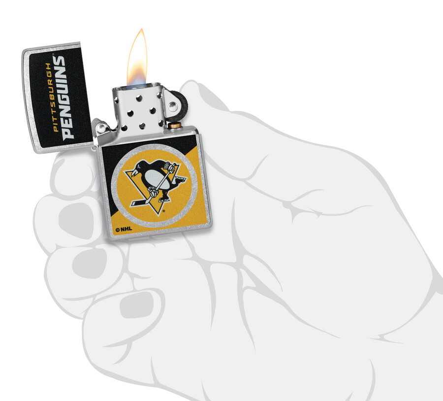 pittsburgh penguins colorblock-logo-design