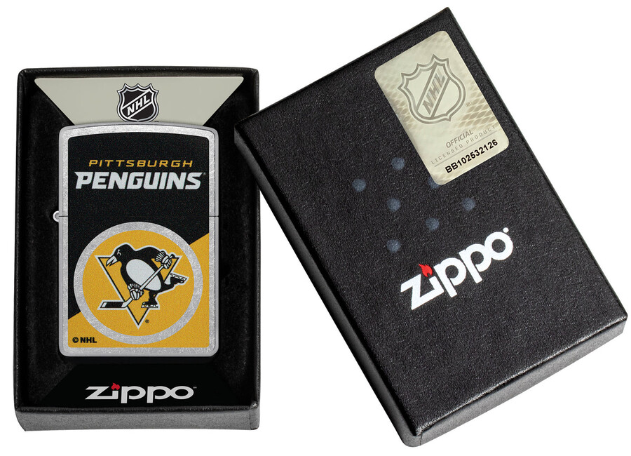 pittsburgh penguins colorblock-logo-design
