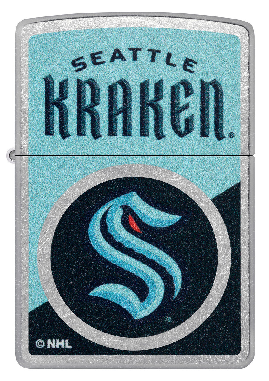 seattle kraken colorblock-logo-design