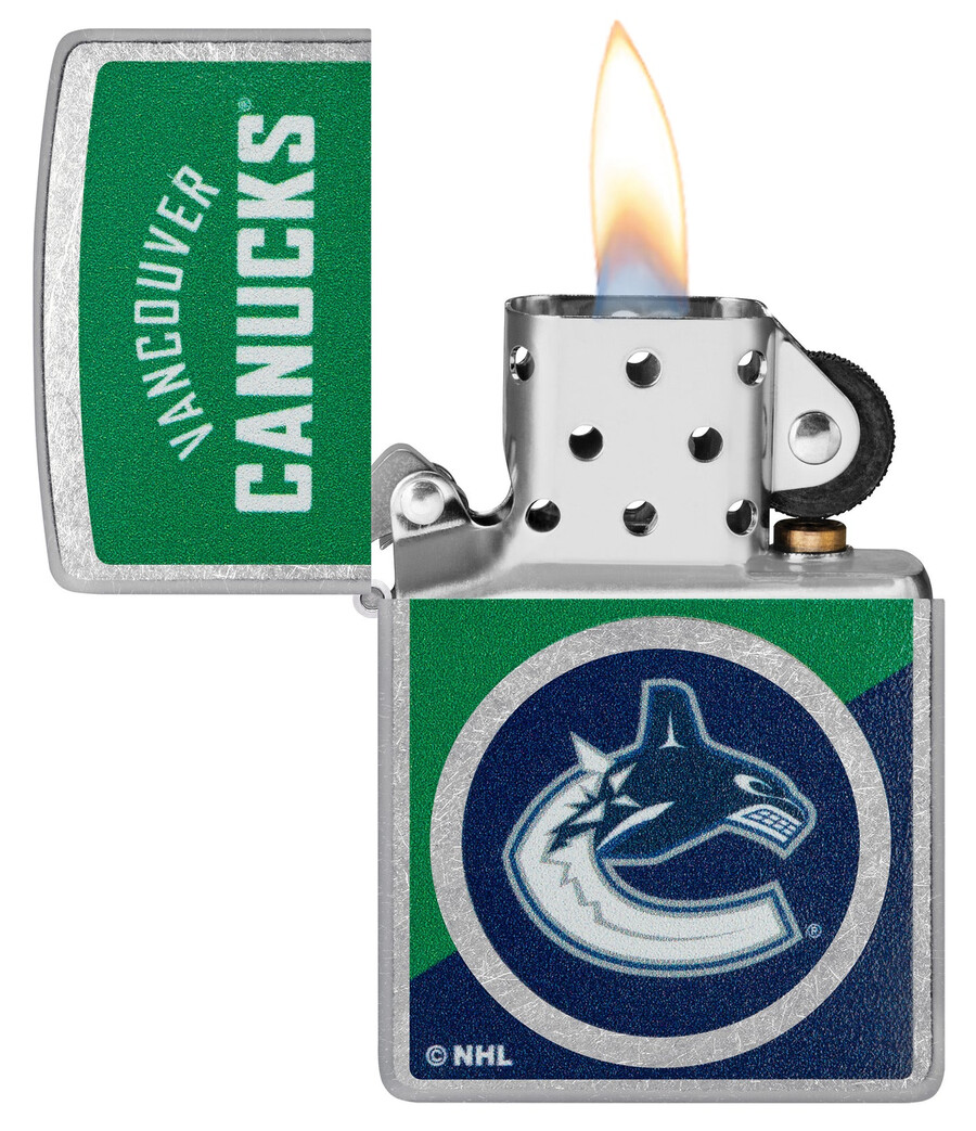 vancouver canucks colorblock-logo-design