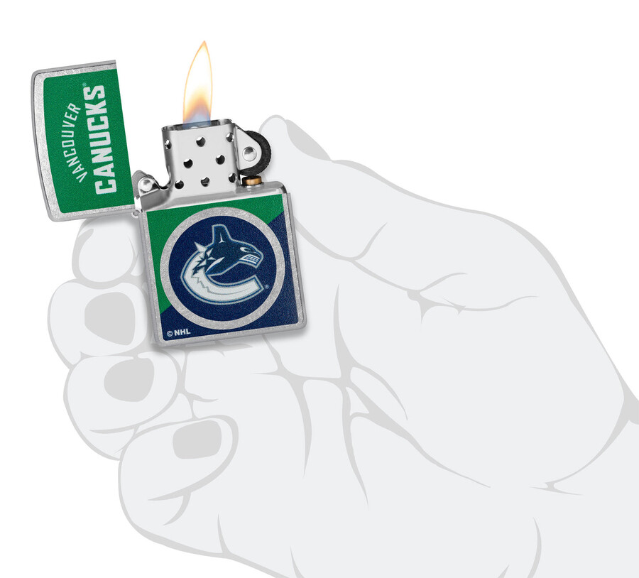 vancouver canucks colorblock-logo-design