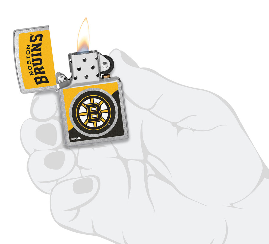boston bruins colorblock-logo-design