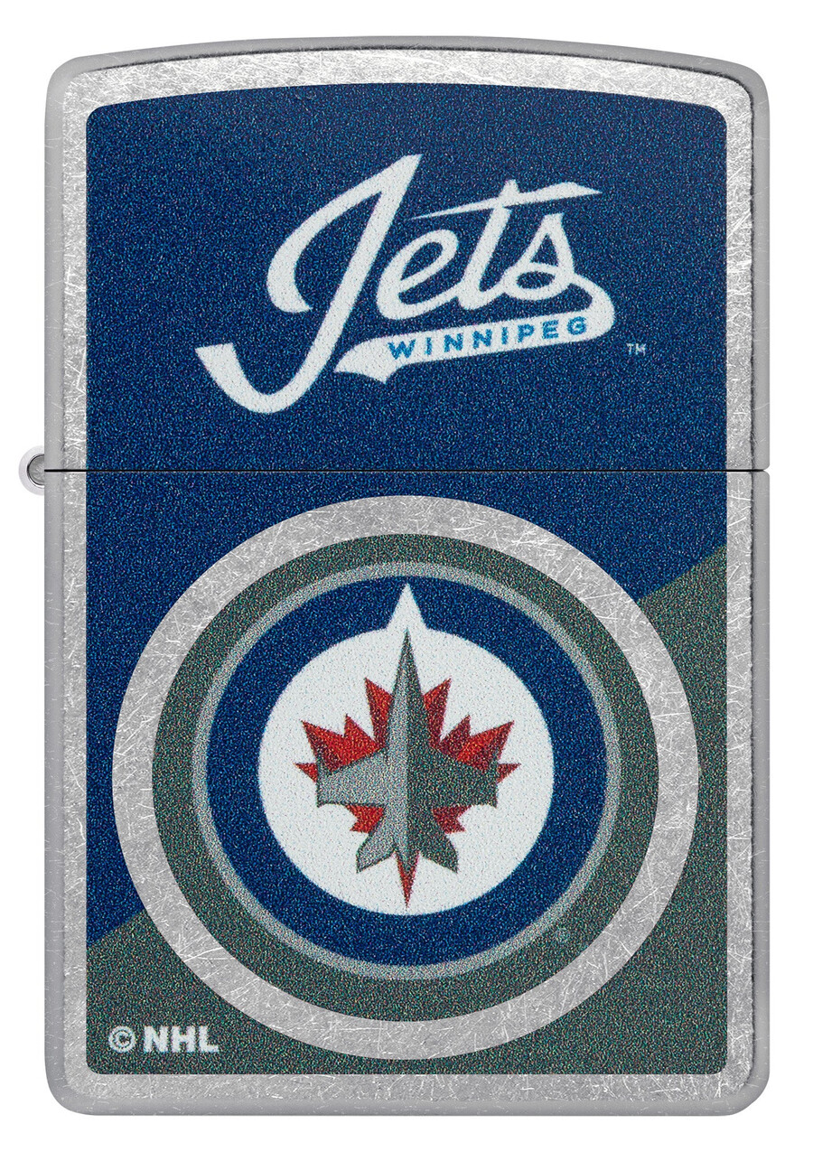 winnipeg jets colorblock-logo-design