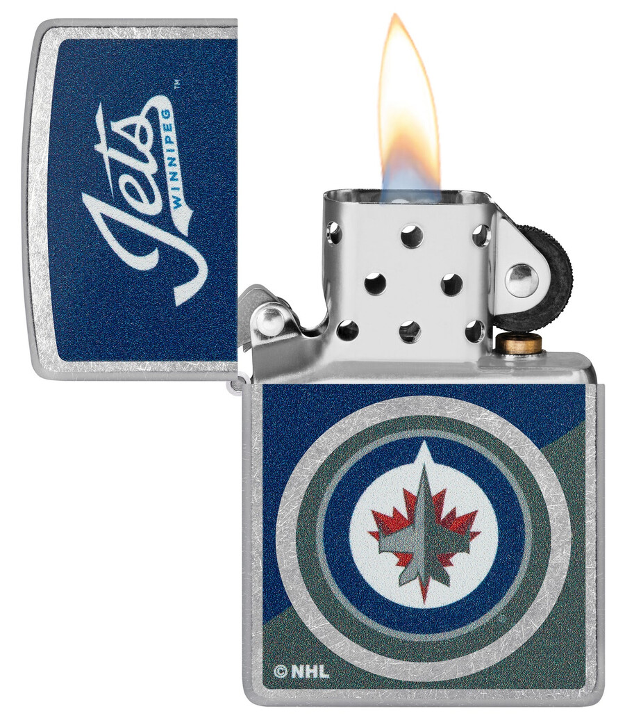 winnipeg jets colorblock-logo-design
