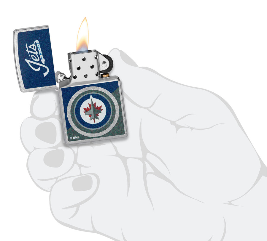 winnipeg jets colorblock-logo-design