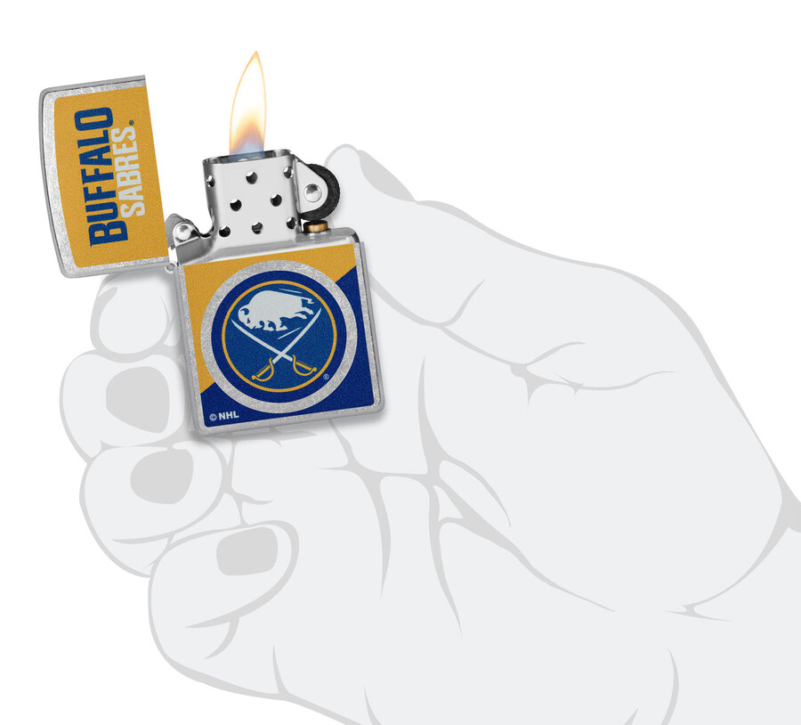 buffalo sabres colorblock-logo-design