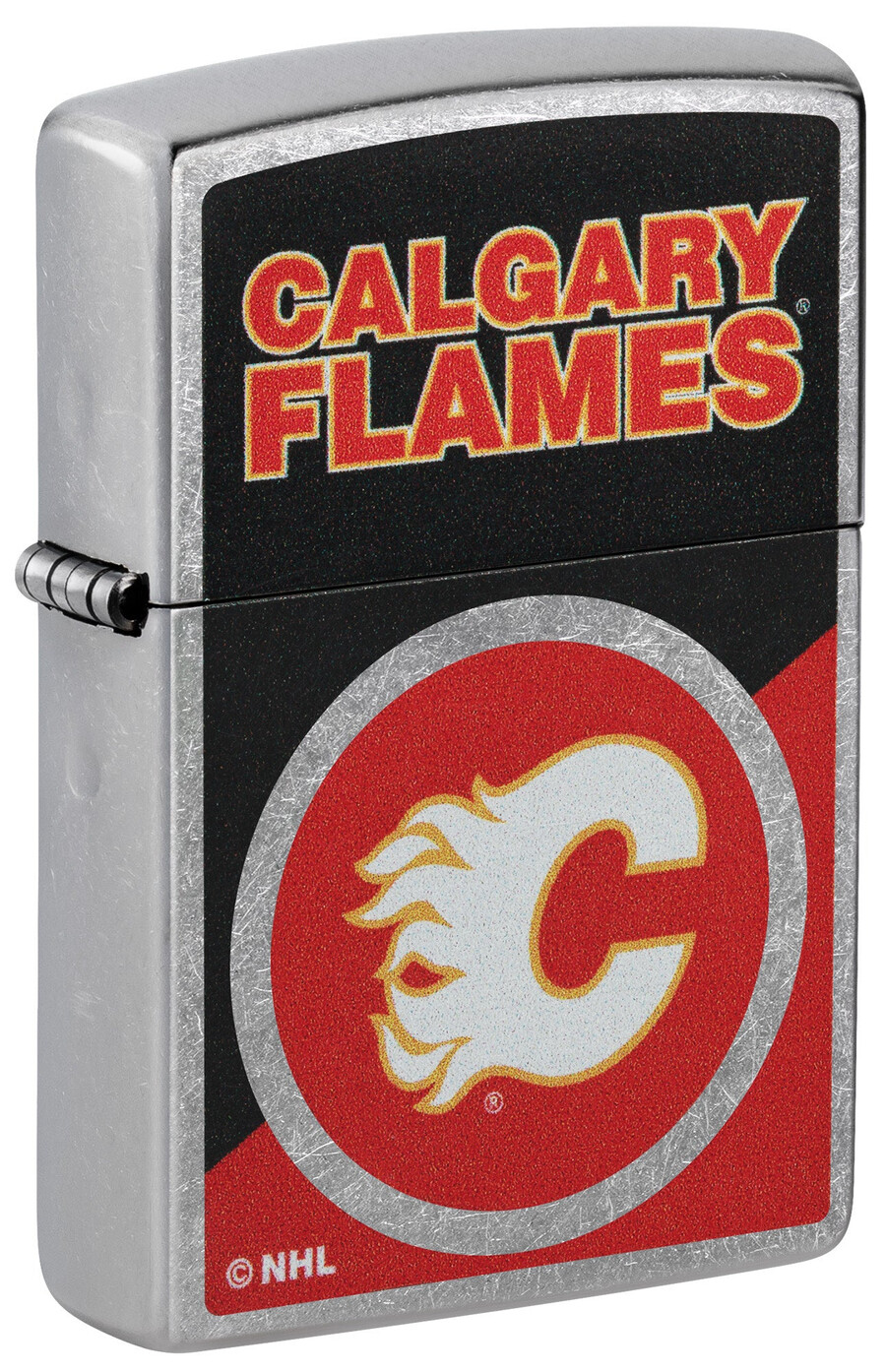 calgary flames farbblock-logo-design