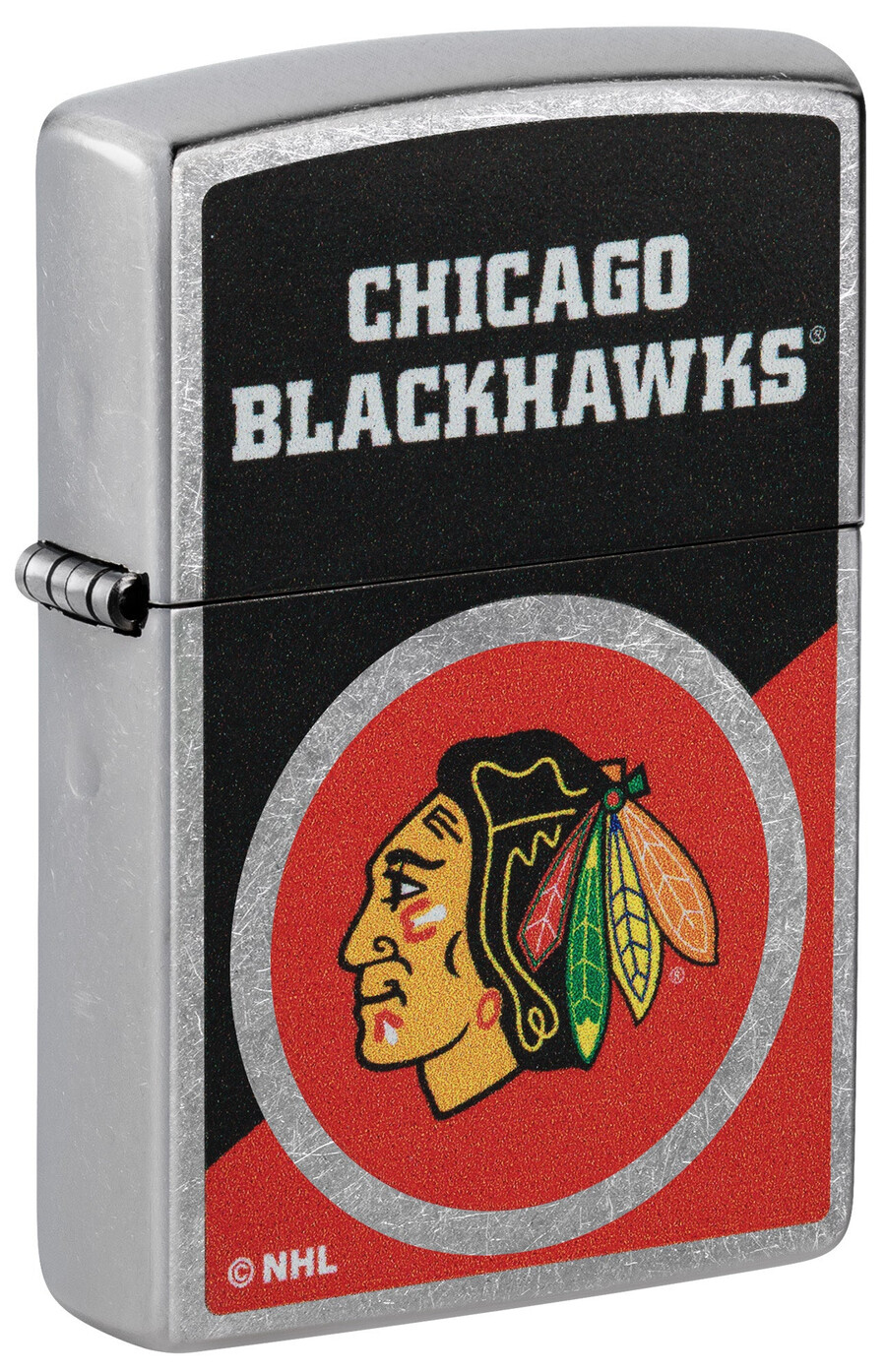 chicago blackhawks colorblock-logo-design