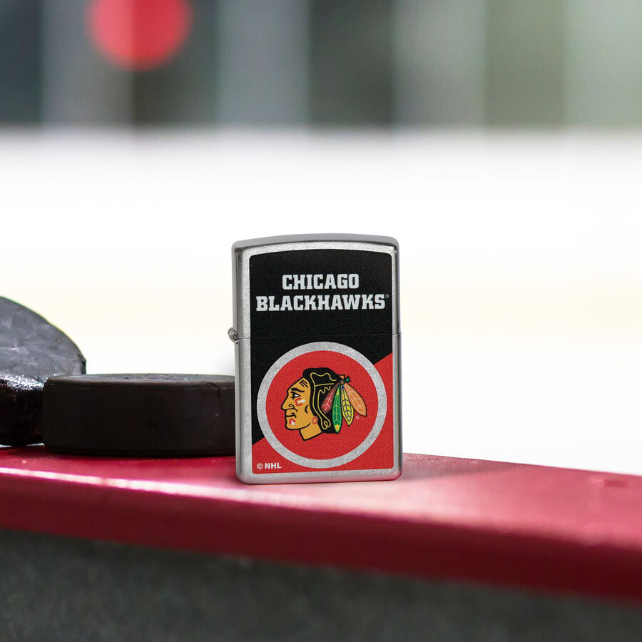 chicago blackhawks colorblock-logo-design
