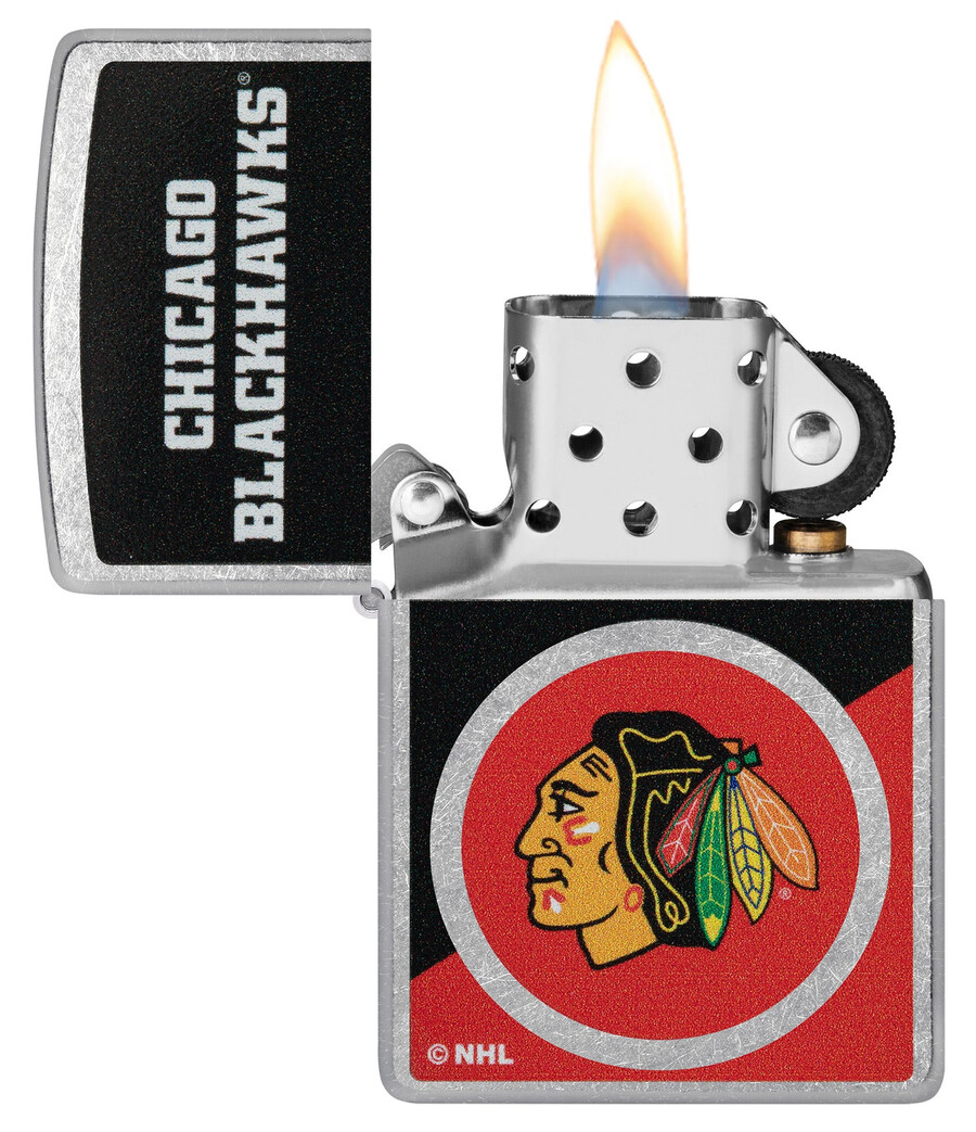 chicago blackhawks colorblock-logo-design