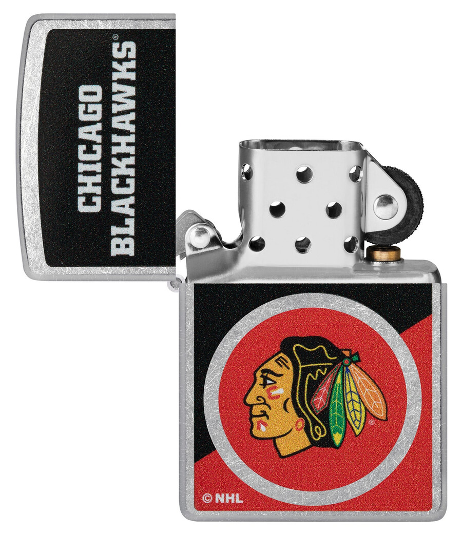 chicago blackhawks colorblock-logo-design
