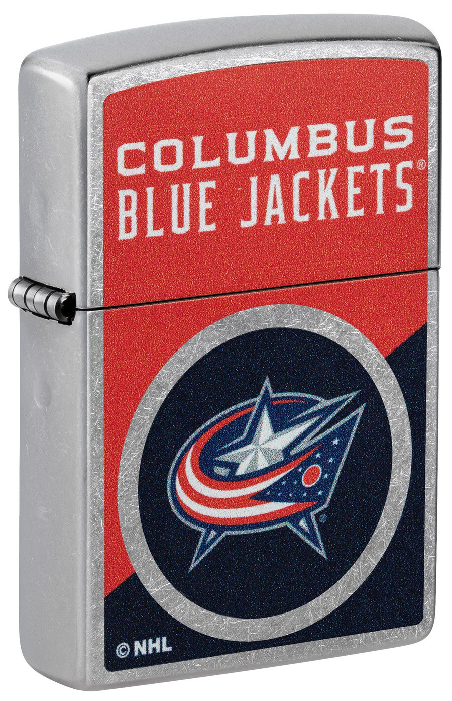 columbus blue jackets colorblock-logo-design