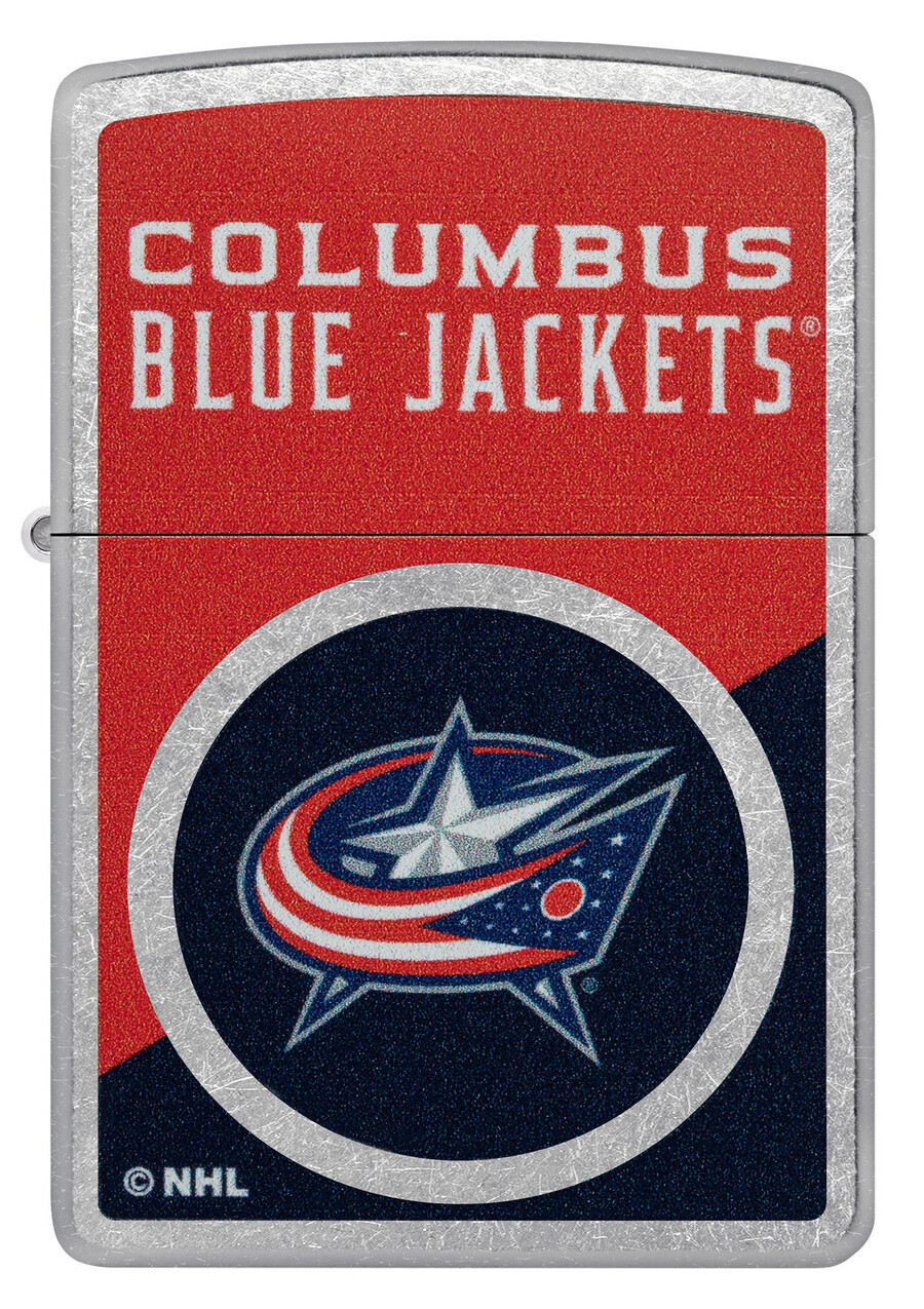 columbus blue jackets colorblock-logo-design