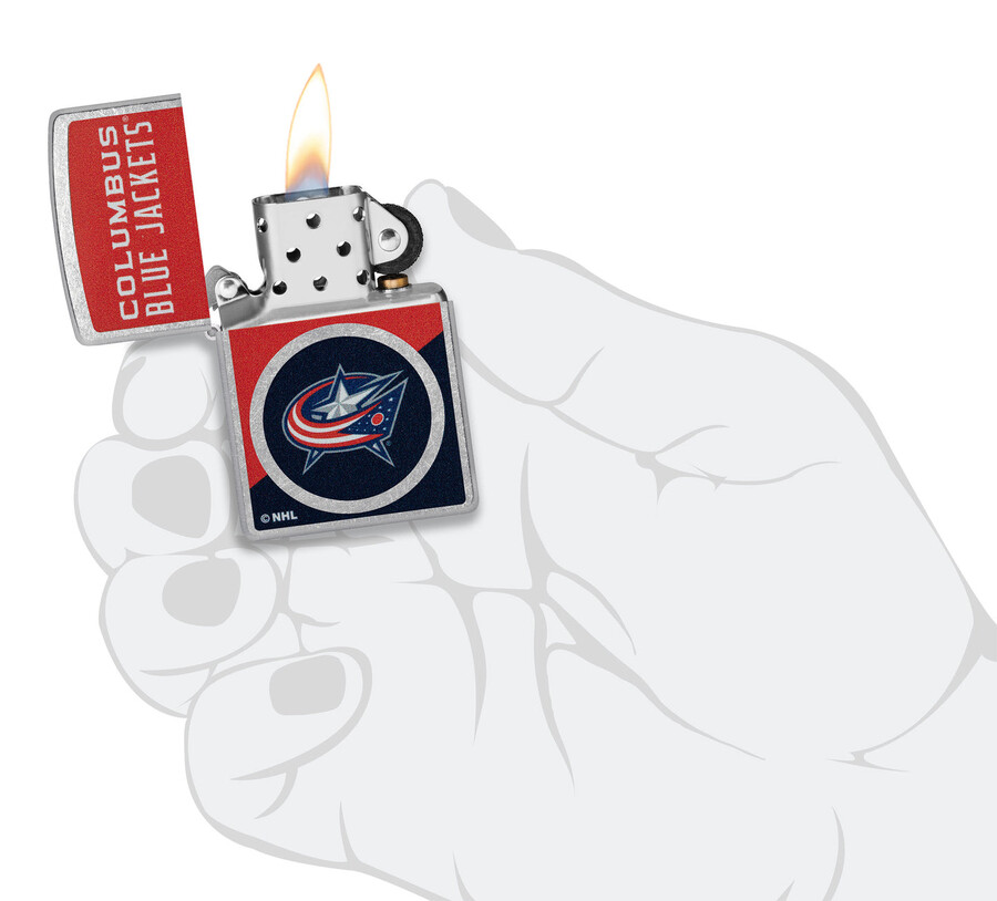 columbus blue jackets colorblock-logo-design
