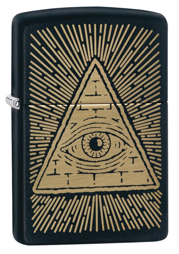 eye of providence schwarzes matt-design