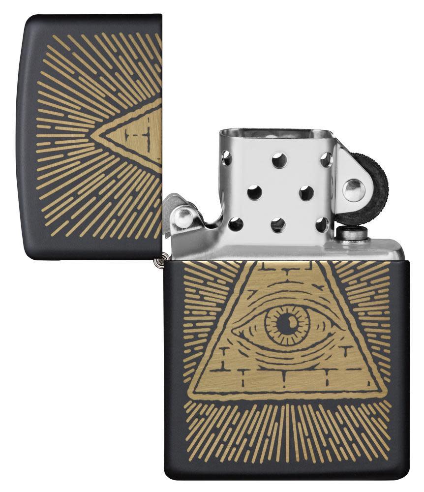 eye of providence schwarzes matt-design