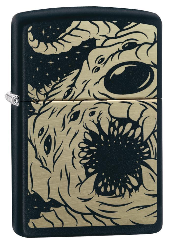 schwarzes mattes apokalypse-monster-design