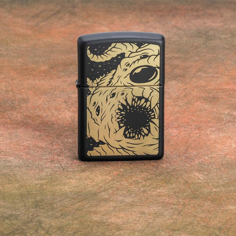 schwarzes mattes apokalypse-monster-design