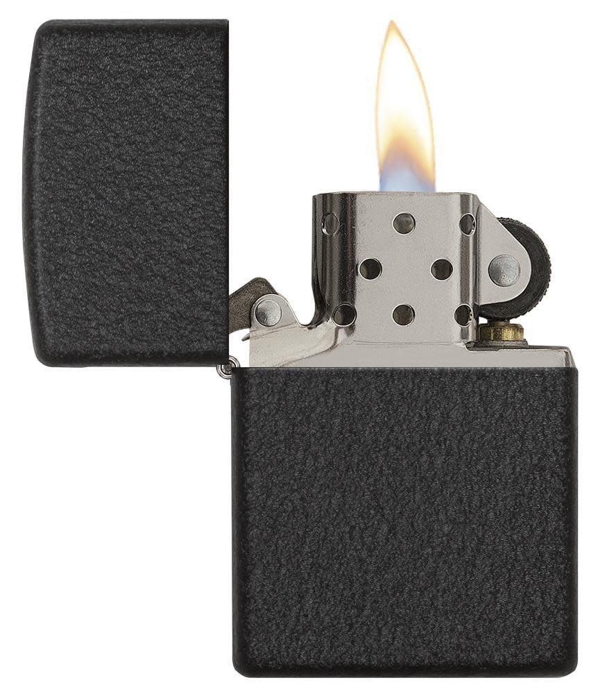 klassisches schwarz crackle
