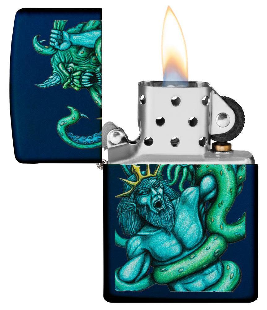 marineblaues mattes sea king design