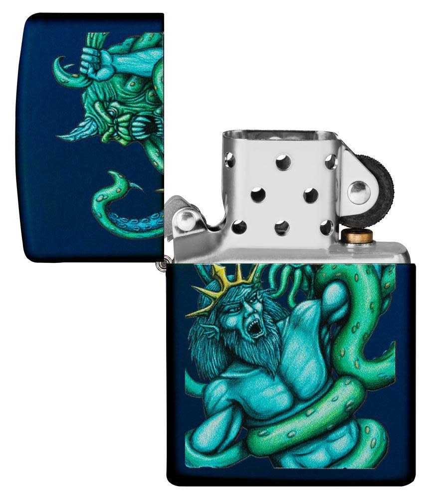 marineblaues mattes sea king design