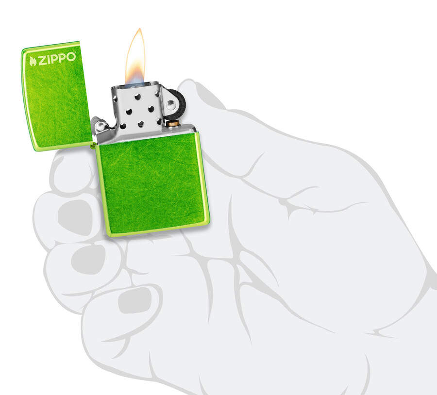 klassisches grelles zippo-logo